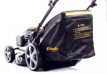 БЕНЗИНОВАЯ КОСИЛКА RIWALL 51CM 9в1 С ПРИВОДОМ 5155 В. РЕГУЛИРОВКА ПРИВОДА.
