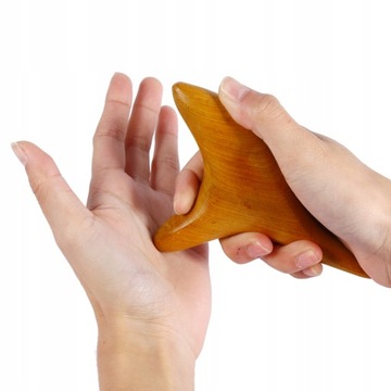 DREWNIANY PRZYRZĄD DO MASAŻU CIAŁA GUA SHA