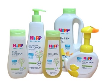 HIPP Zestaw kosmetyków dla dziecka 5 produktów