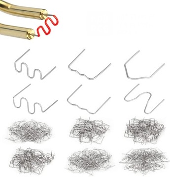 Скобы ДЛЯ СВАРКИ ПЛАСТИКА Набор степлеров 8 видов 800шт СВАРКА