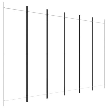 PARAWAN POKOJOWY DEKORACYJNY ŚCIANKA KOTARA 6-PANELOWY 300 x 200 cm BIAŁY