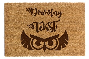 ДВЕРНОЙ КОВРИК Любая надпись, 40х60см.