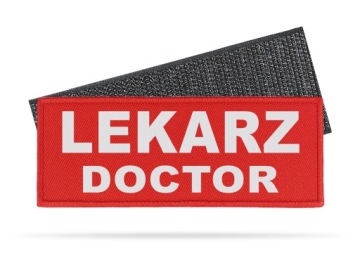 MEDYCZNA NASZYWKA + RZEP LEKARZ DOCTOR ODBLASKOWA