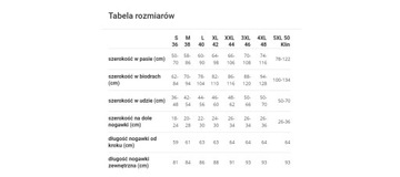 LEGGINSY GETRY LEGINSY POLSKIE M 38 BAWEŁNA Kolory