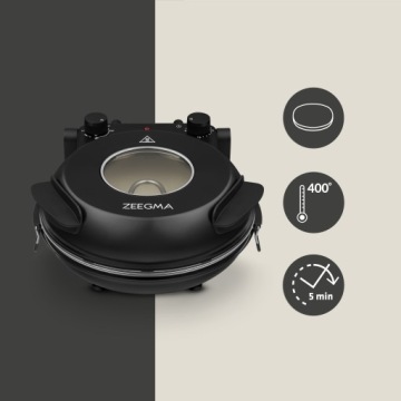 ZEEGMA Pizza Chef 1200W Печь для пиццы 30 см