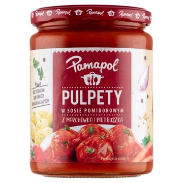 Pamapol Pulpety w sosie z marchewką 500 g
