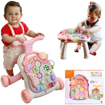 CHODZIK INTERAKTYWNY PCHACZ EDUKACYJNY STOLIK 6w1