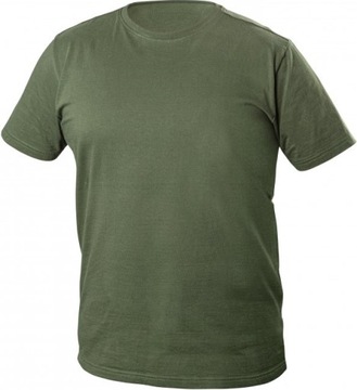 HOGERT T-SHIRT MĘSKI ZIELONY KOSZULKA MĘSKA BAWEŁNIANA JAKOŚĆ SPORTOWA 2XL