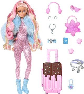 Lalka zimowa BARBIE Extra Fly