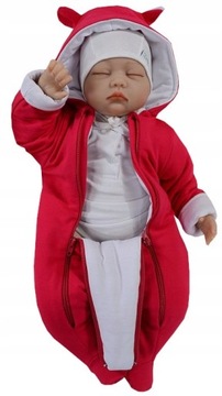 KOMBINEZON ZIMOWY OCIEPLANY PAJAC bawełna 80 L22J