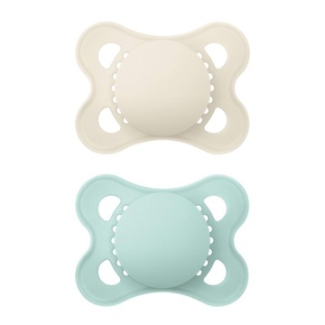 MAM ORIGINAL smoczek uspokajający x2 0-6m+ KAUCZUK