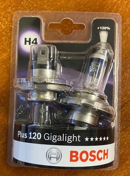 Лампа BOSCH H4 12В 60/55Вт Gigalight Plus 120%