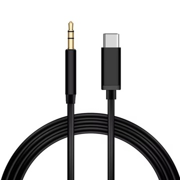 Kabel USB-C 3.1 do Mini Jack 3,5mm Aux Audio 1M