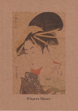 Kopia drzeworytu Kitagawa Utamaro A4 bez ramki