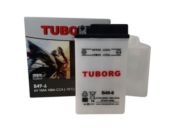 Akumulator TUBORG B49-6 6V 10AH 100A