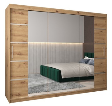 Szafa przesuwna garderoba XXL z drążkiem V4 250 cm