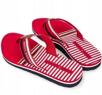 Japonki Tommy Hilfiger Stripy flat beach sandal r. 37