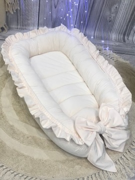 Kokon niemowlęcy velvet premium