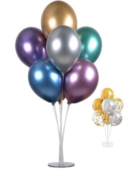 STOJAK STELAŻ NA 7 BALONY DEKORACJA WYSOKI 70cm
