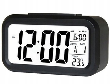 ZEGAR CYFROWY ELEKTRONICZNY BUDZIK LED TERMOMETR