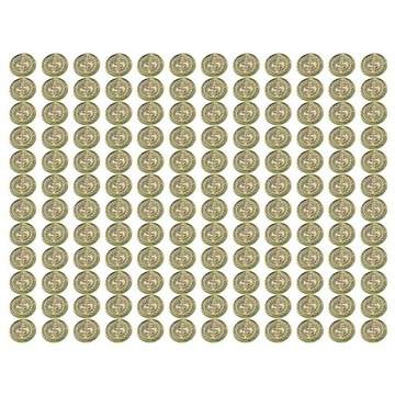 Złote monety do gier i zabawy 144 szt.