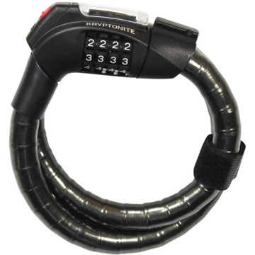 Zapięcie rowerowe Kryptonite Kryptoflex 2080 Combo Armored linka 80cm