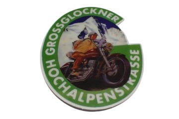 GROSSGLOCKNER HOCHALPENSTRASSE NAKLEJKA STICKER 6,7 x 8,3 cm UNIKAT LOGO