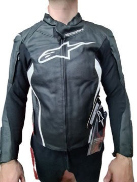 Kurtka skórzana męska Alpinestars faster v2 52