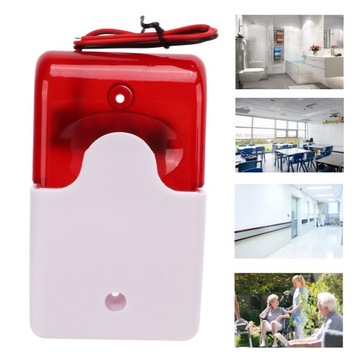 Звуковая и световая сигнализация Красная вспышка Хорошая изоляция Устойчивость к