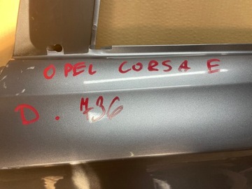 DVEŘE LEVÉ ZADNÍ OPEL CORSA E 5D LEVÝ