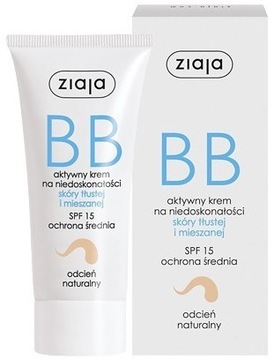 ZIAJA BB KREM SK.TŁUSTA MIESZANA ODCIEŃ NATURALNY