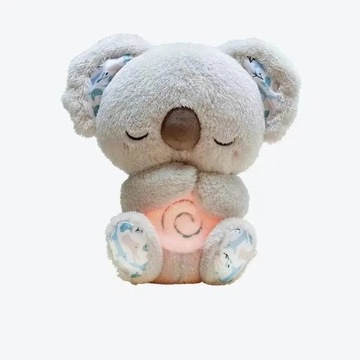 Breathing Bear Baby Soothing Koala Plush Doll Soft Sleep Playmate Musical T