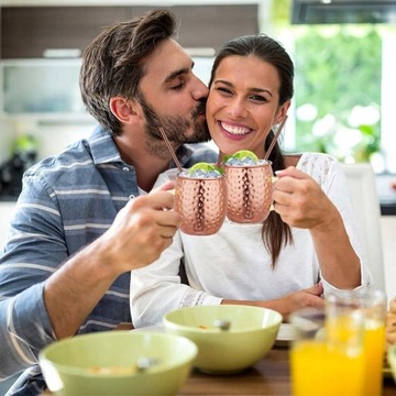 КРУЖКА «МОСКОВСКИЙ МУЛ», 4 ШТ, КРУЖКА ДЛЯ КОКТЕЙЛЯ 530 МЛ