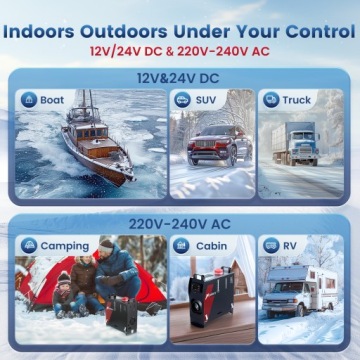 ОТОПИТЕЛЬ ДИЗЕЛЬНЫЙ СТОЯНОЧНЫЙ WEBASTO 8KW 12/24V 230V BLUETOOTH