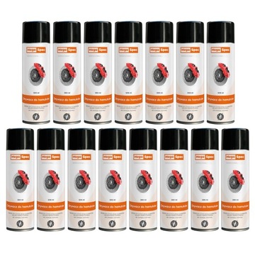 Zmywacz do tarcz hamulców sprzęgieł w sprayu 500 ml Megaspec 15 szt.