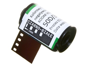 Film Kodak Vision3 50/36 CineStill ECN2 kolor