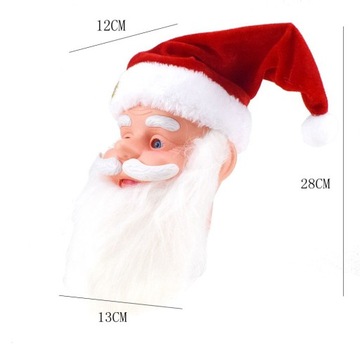Santa Claus Christmas Decor Toy Plastic Novelty an