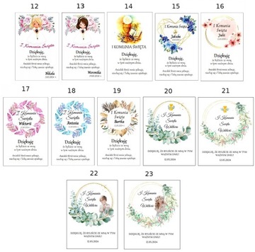 Элегантное благодарственное письмо для гостей ПЕРСОНАЛИЗАЦИЯ ПРИЧАСТИЯ ANGEL FOW