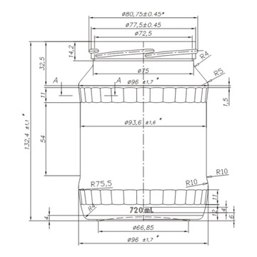 16 X SŁOIKI 720 ML NA MIÓD DŻEM SAŁATKI Z ZAKRĘTKĄ