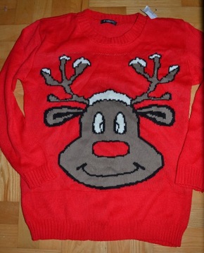 365^ Świąteczny sweter Renifer S
