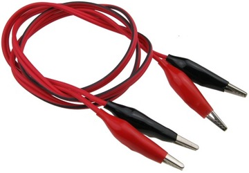 ТЕСТОВЫЕ ПРОВОДЫ С КРОКОДИЛОВЫМ КОЛПАЧКОМ 4 x CROCODILE CLICK 40см