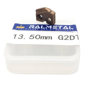 Płytka do Wiertła Łopatkowego G2DTH - 13,50 mm TiSiN 65 HRC