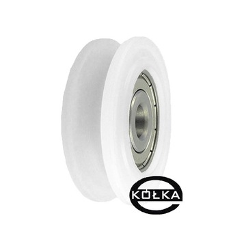 Rolka fi. 52mm z łożyskiem na linę linkę i i szoty