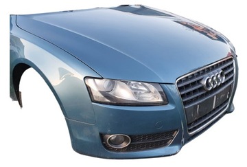 AUDI A5 8T 2007- LX5U PŘEDNÍ KOMPLETNÍ KAPOTA NÁRAZNÍK BLATNÍKY SVĚTLA