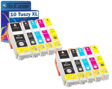 10x Tusz do EPSON 33XL XP530 XP540 XP630 XP635 XP640 XP830 XP900 XP7100