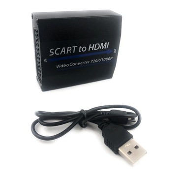 Преобразователь изображения и звука из разъема SCART в HDMI