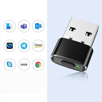 Symulator myszki ruchu myszy mysz jiggler USB praca zdalna z 3 trybami