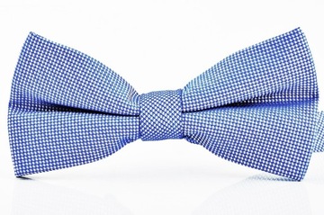 MUCHA MĘSKA NIEBIESKA Muszka ELEGANCKA + POSZETKA