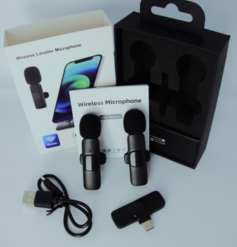 БЕСПРОВОДНОЙ КАРМАННЫЙ МИКРОФОН BLUETOOTH ДЛЯ IPHONE LIGHTNING