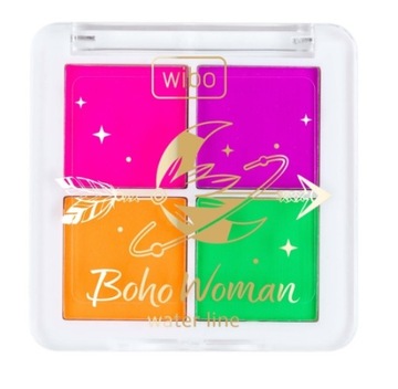WIBO BOHO WOMAN WATER LINE PALETA EYELINERÓW WODNYCH AKTYWOWANYCH WODĄ